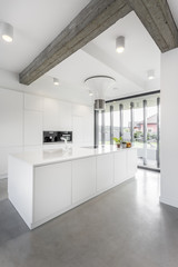 Bright kitchen area