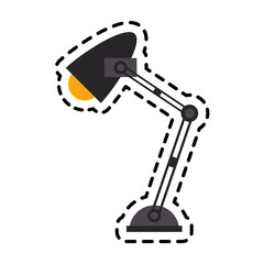 desk lamp icon image vector illustration design 