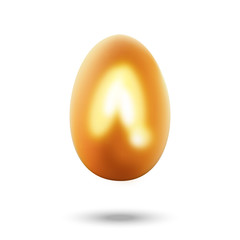 Golden egg. Vector illustration.