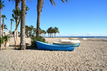 Obraz na płótnie Canvas plage de Carboneras en Andalousie