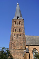 Fototapeta na wymiar Sint Jan of Nieuwstadskerk ( Anno 1272 ) in ZUTPHEN ( Niederlande ) 