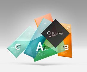 Futuristic abstract template