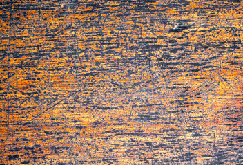 Painted wood texture with weathered surface. Warm brown wooden background for vintage banner.
