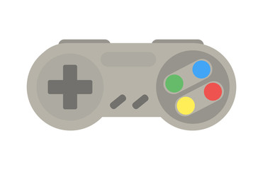 Game console joystick vector illustration