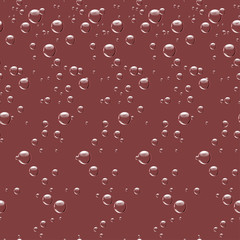 Seamless background with drops. Vector illustration. Bubbles pattern. Modern stylish abstract texture.Template for print, textile, wrapping and decoration