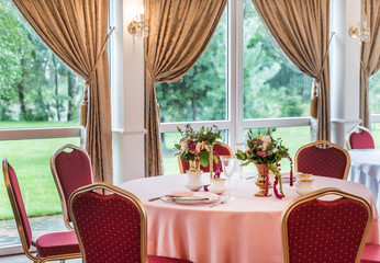 table set for meal
