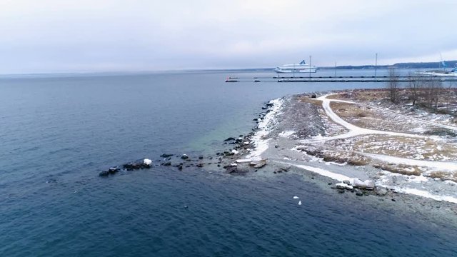 12991_Aerial_view_of_the_port_of_Tallin_in_Estonia.mov
