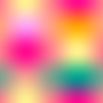 Colorful gradient mesh seamless pattern in bright rainbow colors. Abstract blurred image.