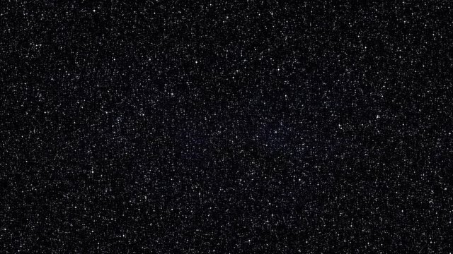 Loopable: Dense Star Field / Deep Space / Stars Background. Sliding along dense realistic glowing 3D star field with nebulae.