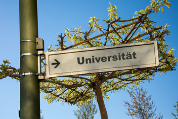 Schild 145 - Universität