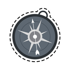 analog compass icon image vector illustration design 