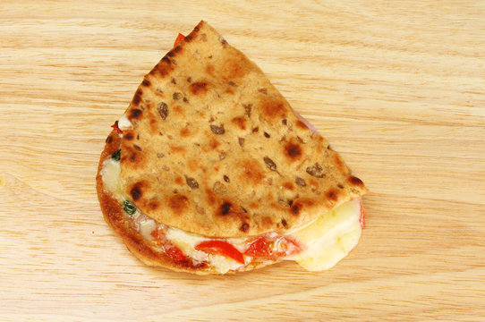 Toasted cheese flatbread