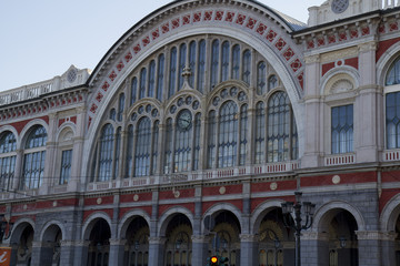 Landscape of Turin Porta Nuova Railway Station