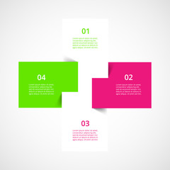 Vector business template for presentation.