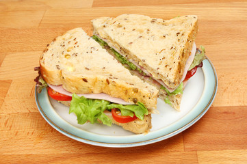 Ham salad sandwich