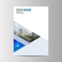 Naklejka premium Abstract flyer design background. Brochure template.