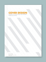 Cover report and brochure colorful geometric design background, vector illustration