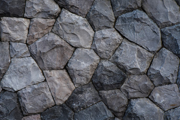 Limestone wall textured