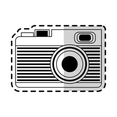 photographic camera icon image vector illustration design 