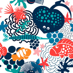 sea fish pattern