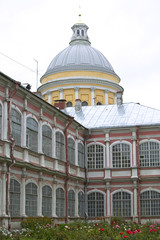 Fototapeta na wymiar Alexander Nevsky Monastery in St. Petersburg, Russian Federation