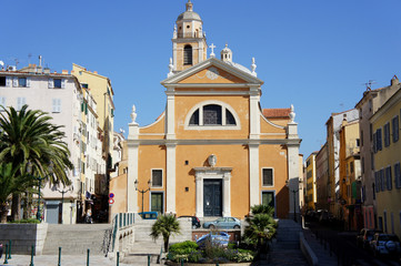 The church where Napoleon was baptized.