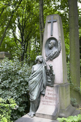Tichwiner cemetery at the Alexander Newskij monastery in St. Petersburg, Russian Federation