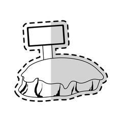 isolated island icon image vector illustration design 