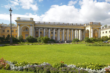 Alexander Palace in Tsarskoye Selo (Pushkin), south of St. Petersburg, Russian Federation