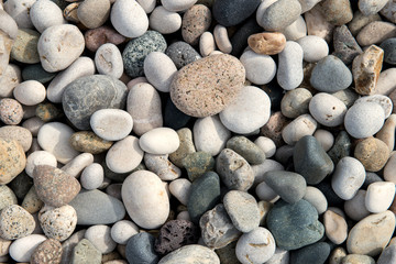 beach stones background