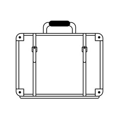 briefcase luggage icon image vector illustration design 