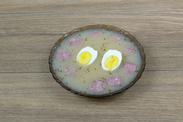 Wielkanocny biały barszcz © Senatorek