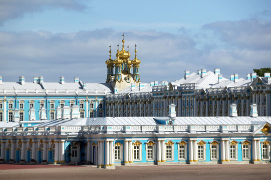 Catherine's Palace, the State Hermitage Museum (Winter Palace), Tsarskoye Selo (Pushkin), south of St. Petersburg, Russian Federation