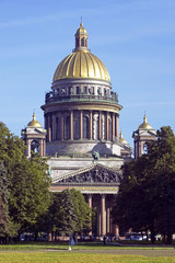 St. Isaac's Cathedral on Isaac square in St. Petersburg, Russian Federation