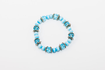 blue bracelet