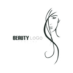 Beauty hair salon logo,salon logo