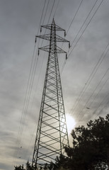 Electric transmission masts
