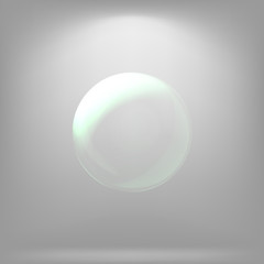 Soap bubble vector icon