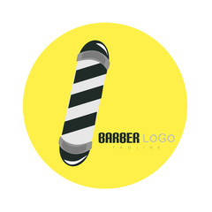 Barbershop Logo Vector symbol template icon