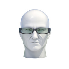 Mannequin Dummy Head Isolated