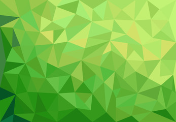 Fototapeta na wymiar abstract green background with triangles