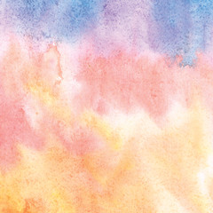 Fototapeta premium Colorful watercolor Abstract scenic background