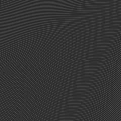 Abstract black waves and lines pattern