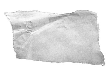 Obraz premium Ripped black and white paper, copy space.