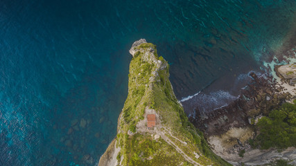 Aerial shooting of islands