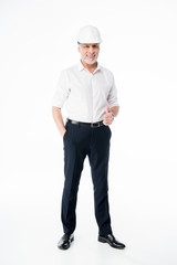 Mature male architect