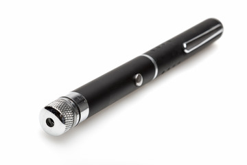 Presentation laser for business on white ground