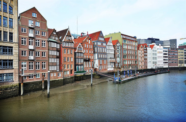 Naklejka premium Hamburg Hohe Brücke
