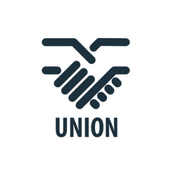 vector logo handshake