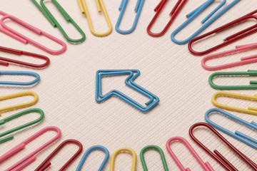 Colored paper holders